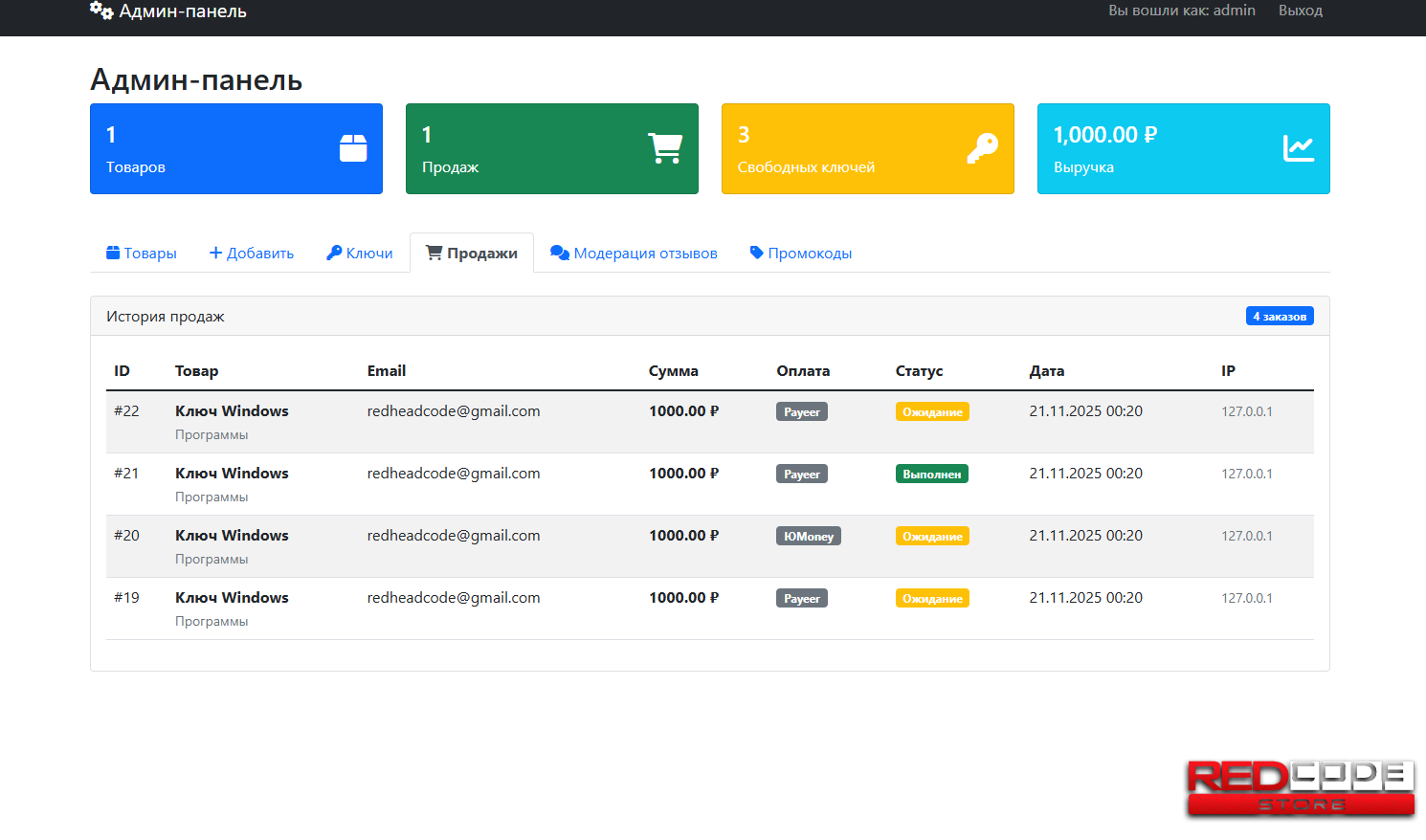REDKeys || Магазин Ключей